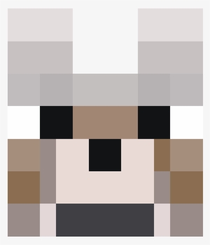 Wolf Face - Minecraft Wolf Face Png