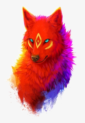 Red Wolf Clipart Face - Wolf Png