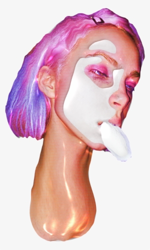 A Net Artist Pokes Fun At Skincare Ads With Distorted - Artist
