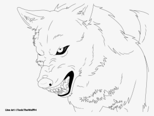 Pc Wolf Lineart By Toxicthewolf94 - Wolf Drawing Lineart