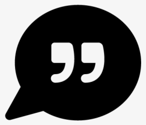 Speech Bubble With Quotation Marks Vector - Smiley Speech Bubble