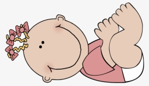 Cartoon Baby Girl - Baby Girl Clip Art