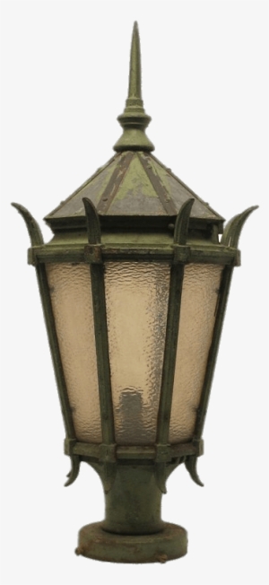 Iron Street Lantern Head Transparent Png - Transparent Lamp Post