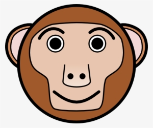 Cute Monkey Face Clipart Cliparts And Others Art Inspiration - Oklahoma University 1-1/2" Labels