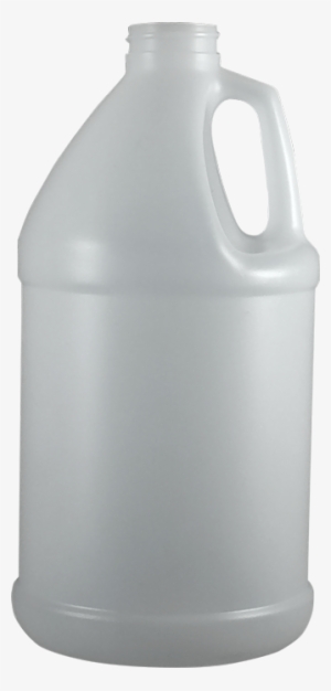 1/2 gallon natural hdpe round jug w/ handle - water bottle