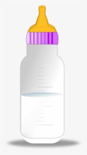 Baby Milk Bottle By Netalloy Clipart - Baby Milk Bottle