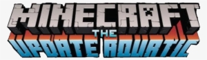 Update Aquatic - Minecraft Update Aquatic Logo