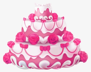 Pink Cake Clip Art At Clker - Happy Birthday Sister In Tamil