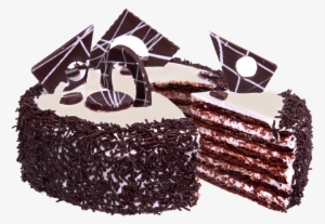 Slice Of Cake Png - Black Forest Cake Transparent Background