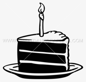 Birthday Cake Slice - Birthday Cake Slice Drawing