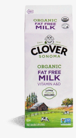 Clover Organic Half & Half - 1 Qt Carton