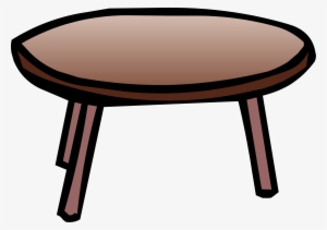 Coffee Table - Png - Club Penguin Table