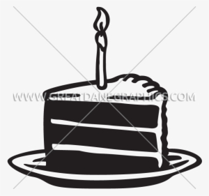 Drawn Cake Cake Slice - Birthday Cake Slice Drawing