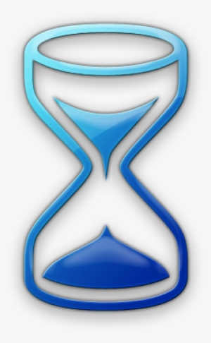 Hourglass Clipart Blue Pencil And In Color Hourglass - Sand Clock Icon Blue