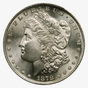 1878 Morgan Silver Dollar - Silver Dollar Round Ornament