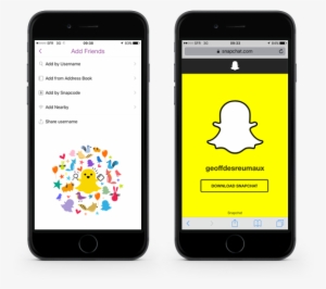 Wersm Snapchat Url Share Iphone6 - Snapchat On Iphone 6