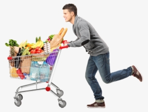 Grocery Shopping Cart Png - Supermarket Shopping Cart Png