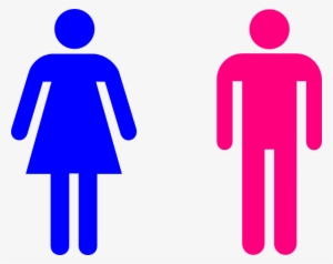 Pink People Blue Woman Png Clip Art