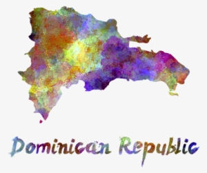 Click And Drag To Re-position The Image, If Desired - Dominican Republic Painting Map