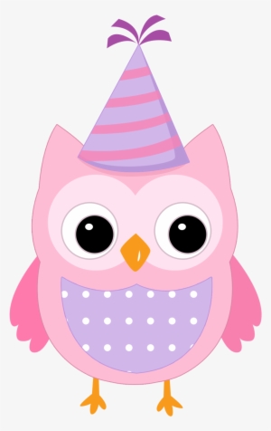 Colors Birthday Hat Vector Clipart Picture Png Images - Owls With Birthday Hats