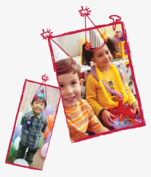 Kids In Pictures Wearing Birthday Hats - New - Wish You Were Here
