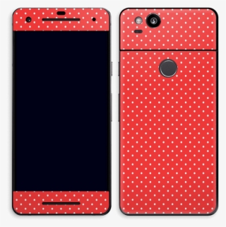 Red And White Dots Skin Pixel - Smartphone
