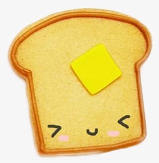 Toast Sticker - Kawaii Faces On Food