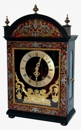 Antique French Boulle Marquetry Bracket Clock - Quartz Clock