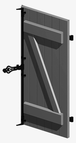 Tradictional Hinged Shutter Solution - Sliding Door