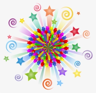 Efectos Sticker - Pentagrama De De Colores Png