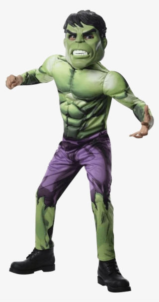 Kids Avengers Assemble Deluxe The Hulk Costume - Boys Hulk Costume