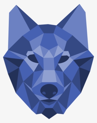 1754 X 2239 12 - Geometric Wolf Head Png