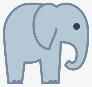 Mammoth Clipart Animal Body - Elephant Icon