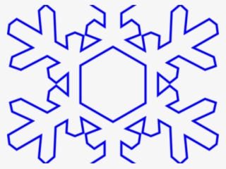 Snowflakes Clipart Border - Snowflake With No Background