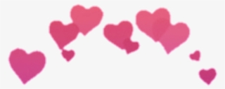 Hearts Heart Crowns Crown Heartcrown Purple Pink - Pink Heart Crown Png