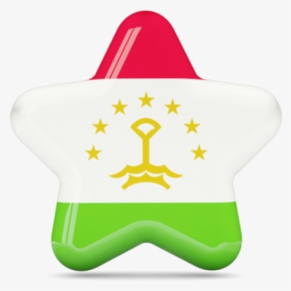 Download Flag Icon Of Tajikis - Uae Flag Star Clipart