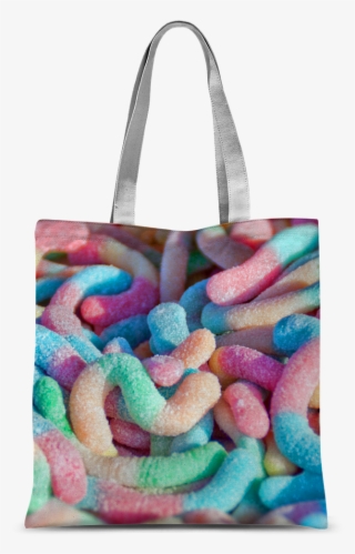 "sour Worms Classic Sublimation Tote Bag\ - Tote Bag