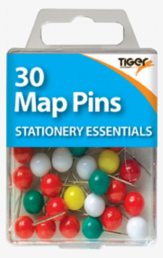 Essentials Map Pins Assorted Colours - Confectionery