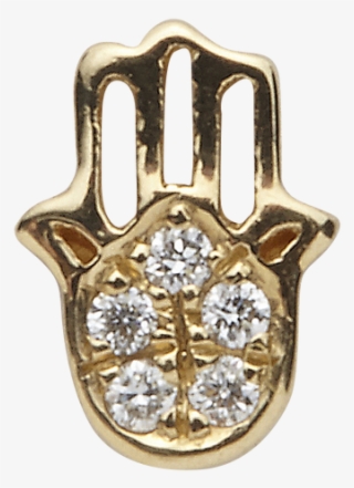 Hamsa Diamond Charm By Loquet - Emblem