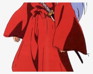 Inuyasha Clipart Anime - Anime Character Red Clothes