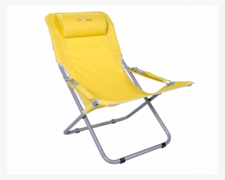 Oztrail Komo Beach Chair Yellow - Folding Chair