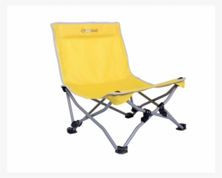 oztrail beachside recliner beach chair yellow - beachside recliner beach chair