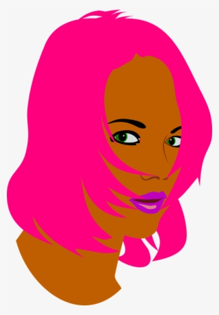 Woman,pink - Cartoon