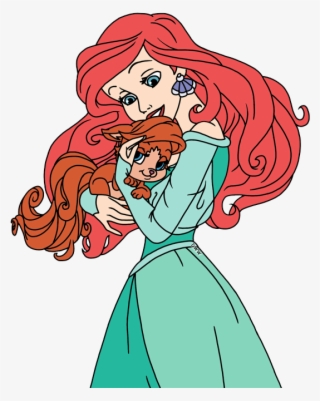 Palace Clipart Cartoon - Ariel And Treasure Color Page