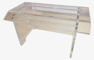 Lucite Plank Park Bench On Chairish - Outdoor Bench
