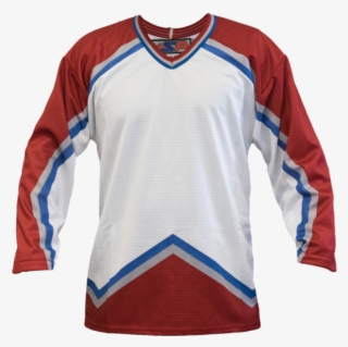 Sp Apparel League Series Colorado Avalanche White Sublimated - Sports Jersey
