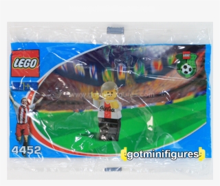 Lego Coca Cola White Team Soccer Polybag Minifigure - Lego Coca Cola Secret Polybag