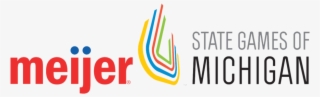 Meijer State Games Of Michigan Horizontal Logo