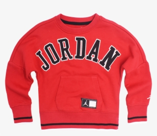 Jordan Boy's Classic Jordan Logo Pullover - Long-sleeved T-shirt