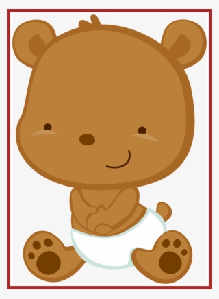 6 Ideas Of Teddy Bear Clipart Transparent Background - Baby Bear In Diaper